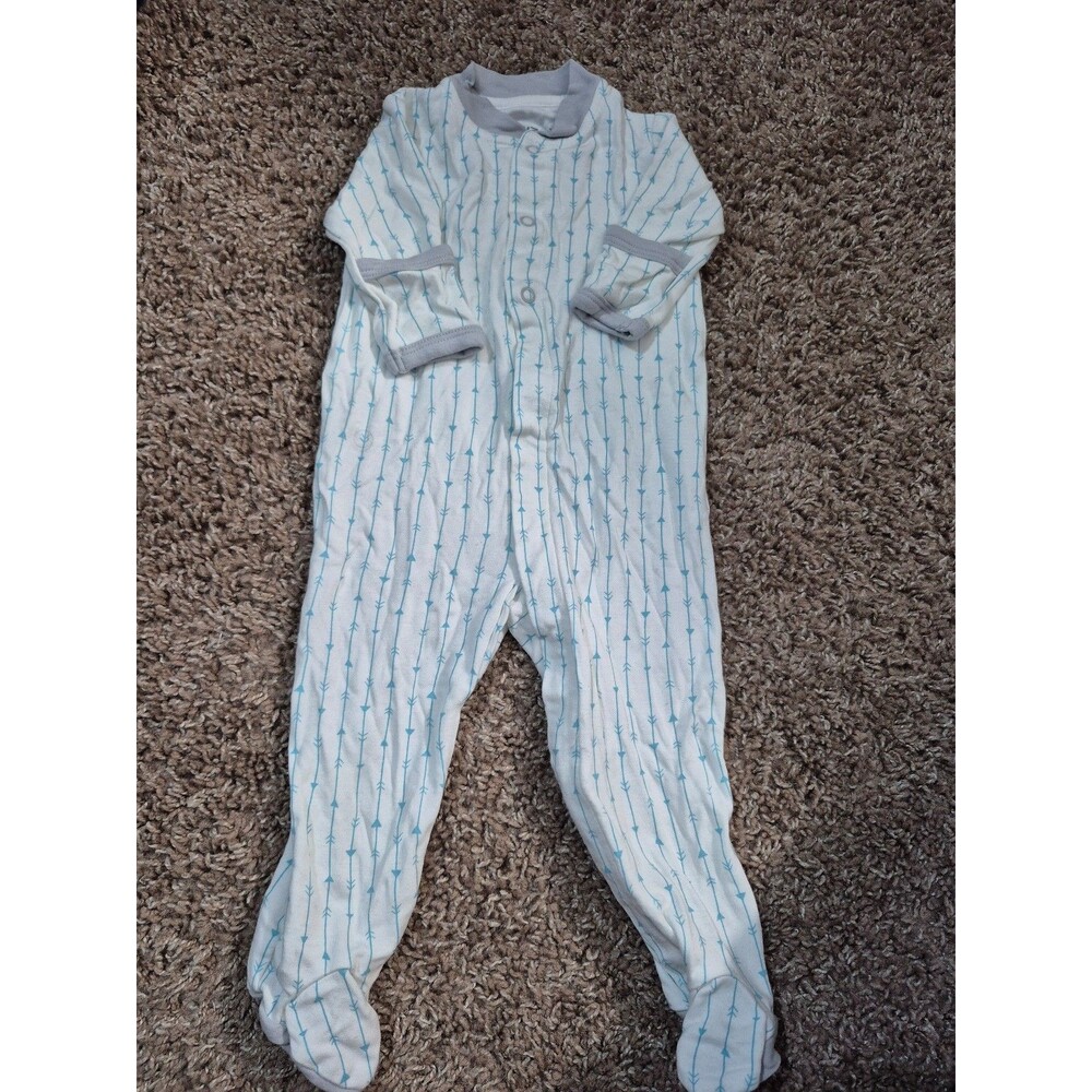 Zippyz bamboo footie size 3-6 months euc